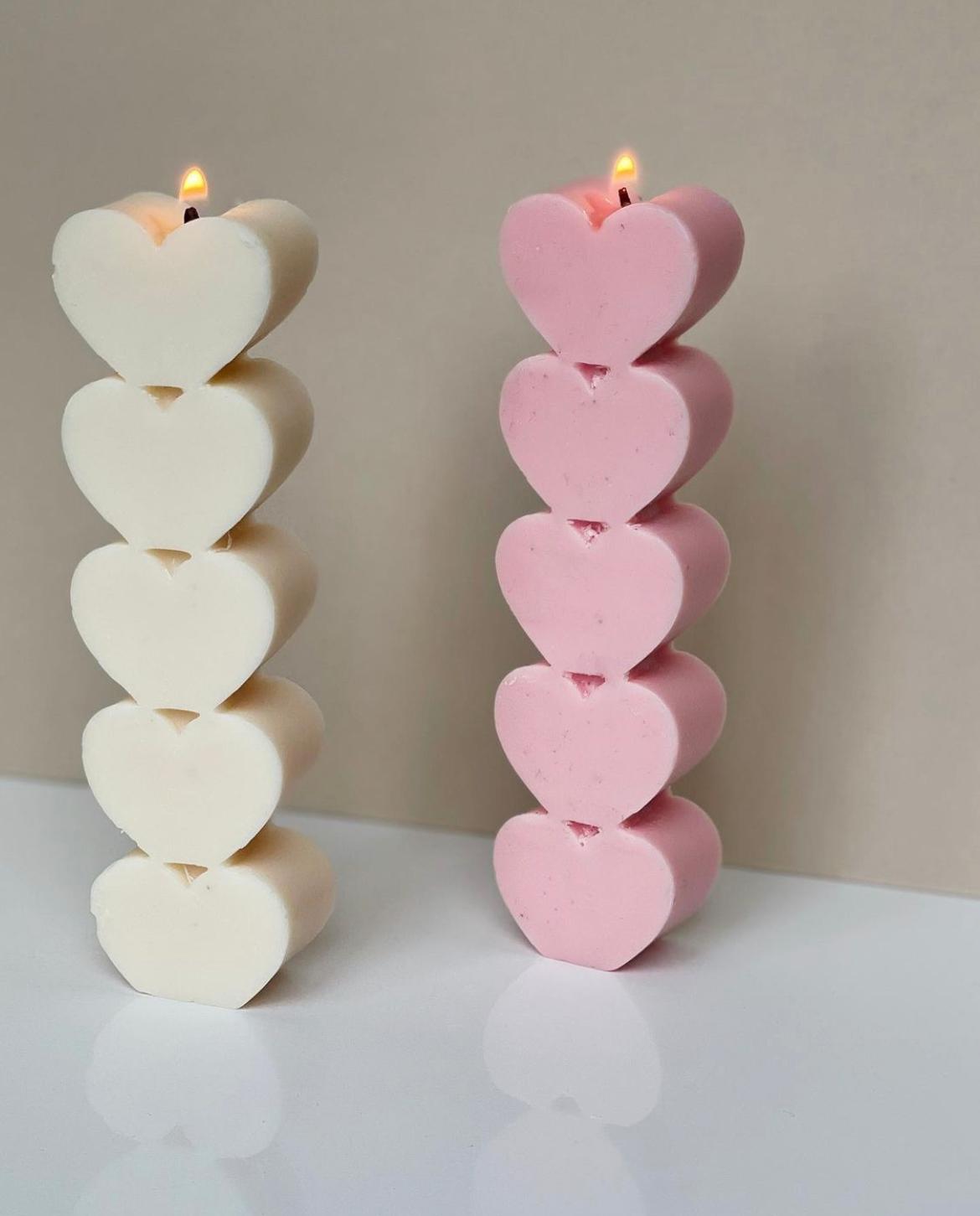 Love pillar candle