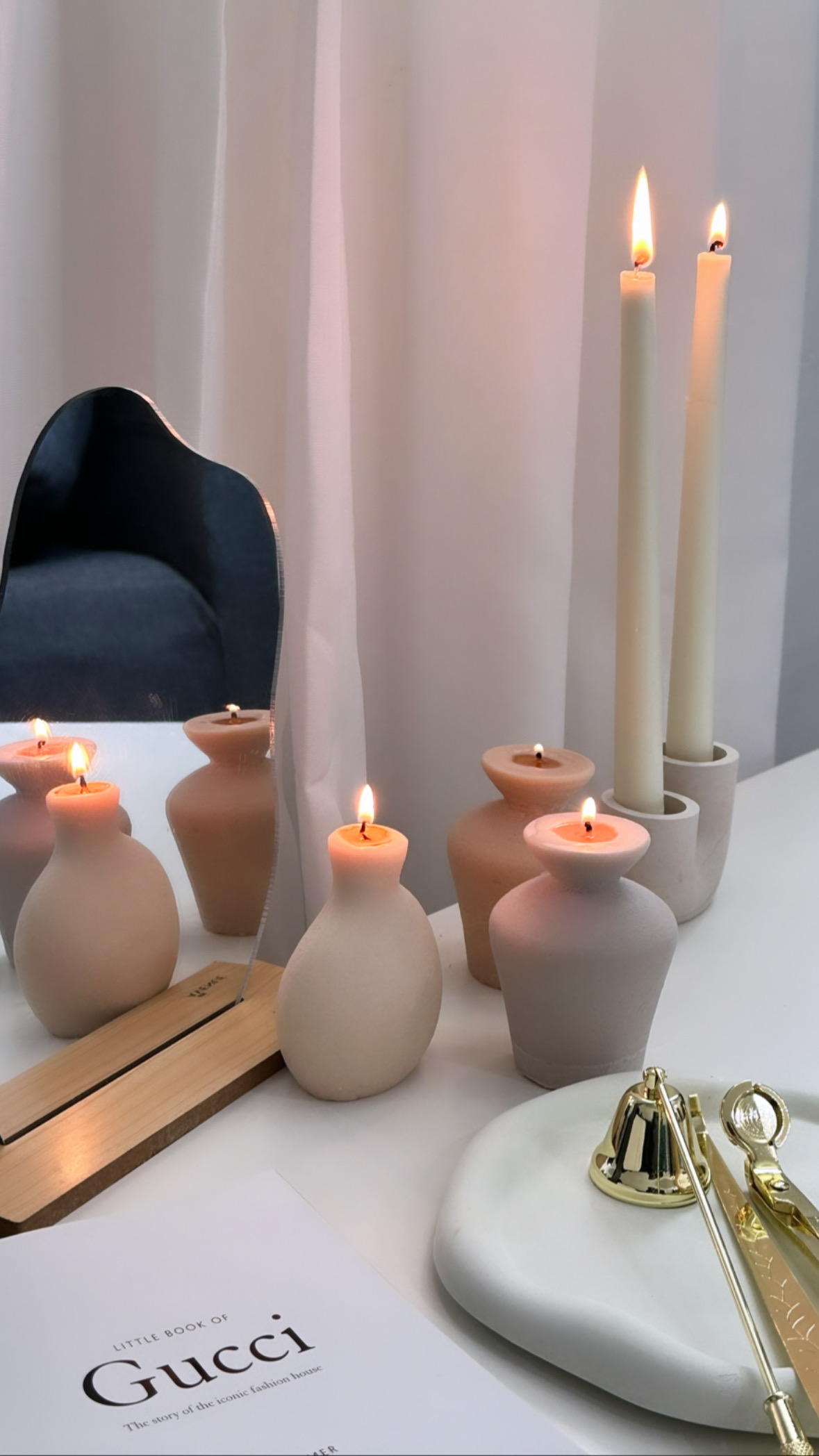 NORDIC VASE CANDLE  A