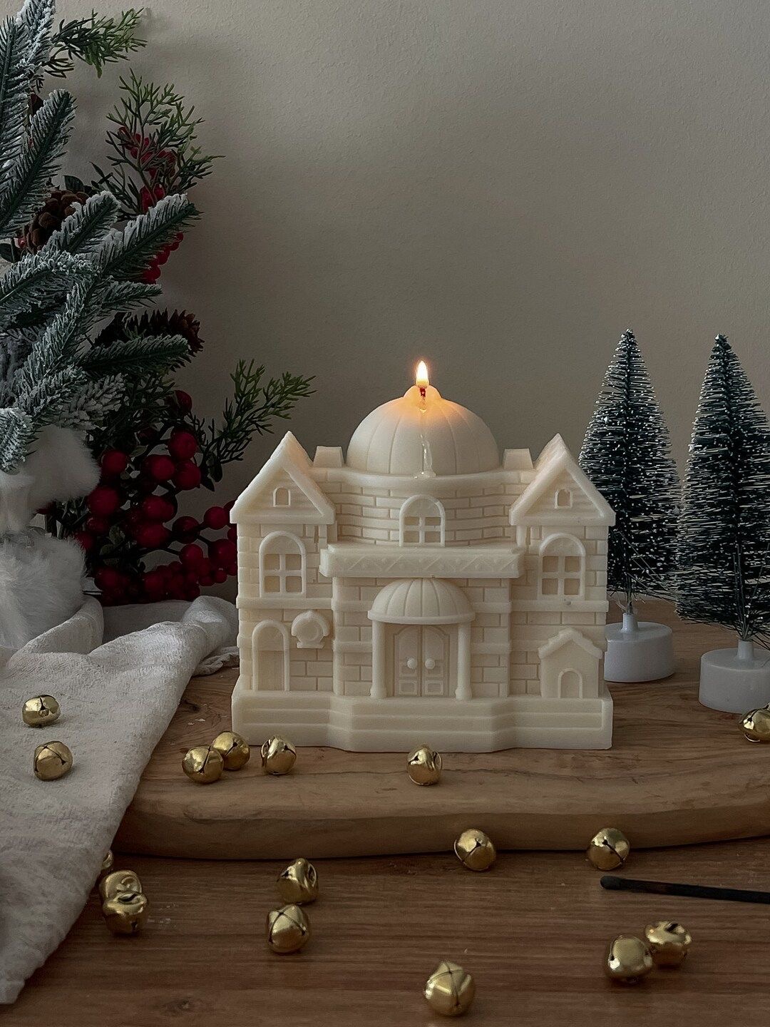 Large castle candle 