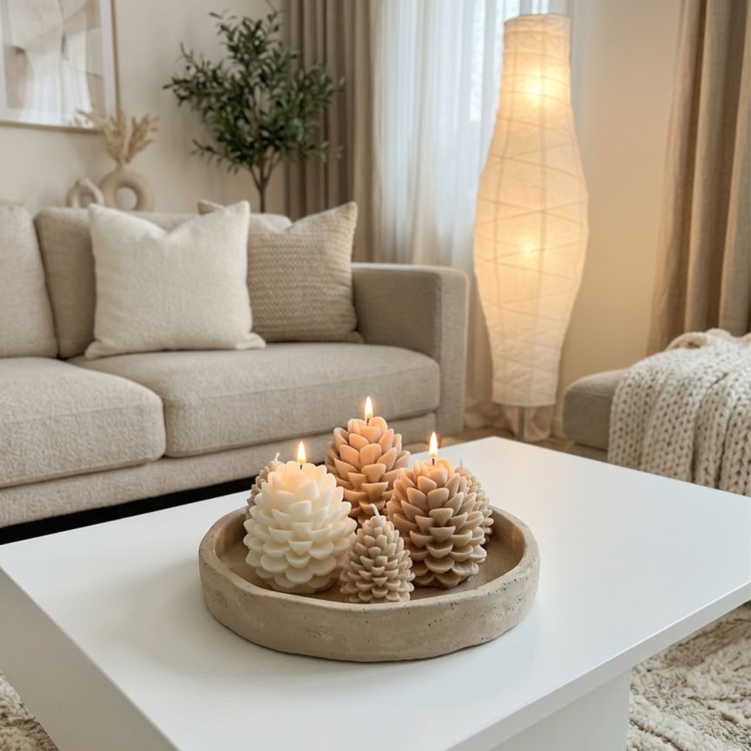 MINI PINE CONE CANDLE