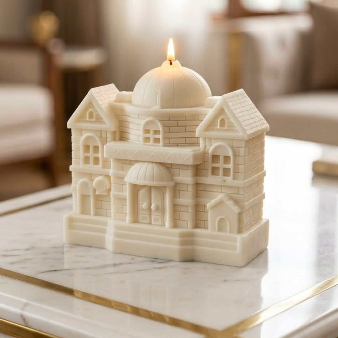 Large castle candle 