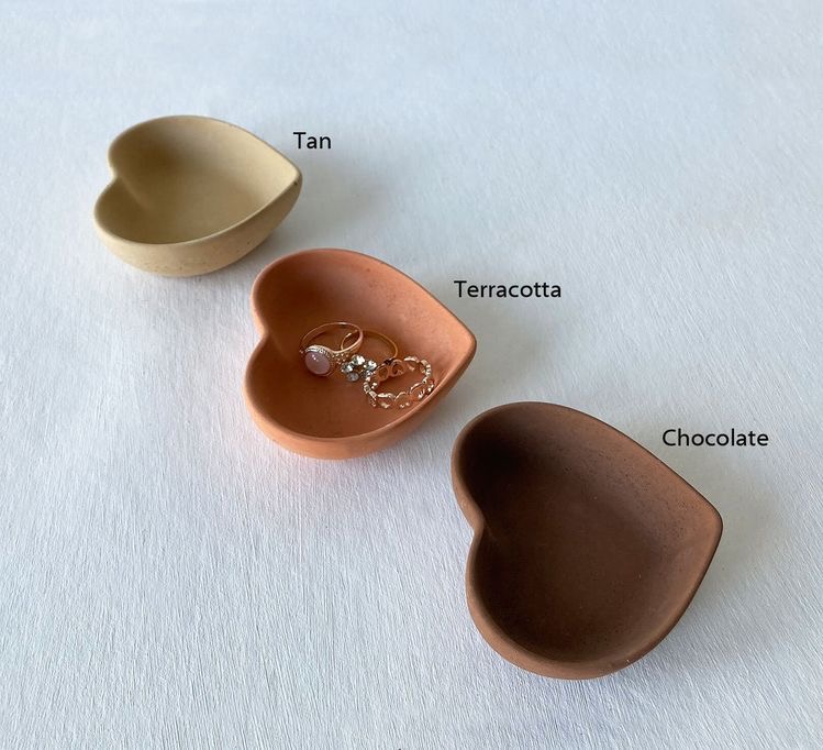 Small heart shaped  trinket tray 