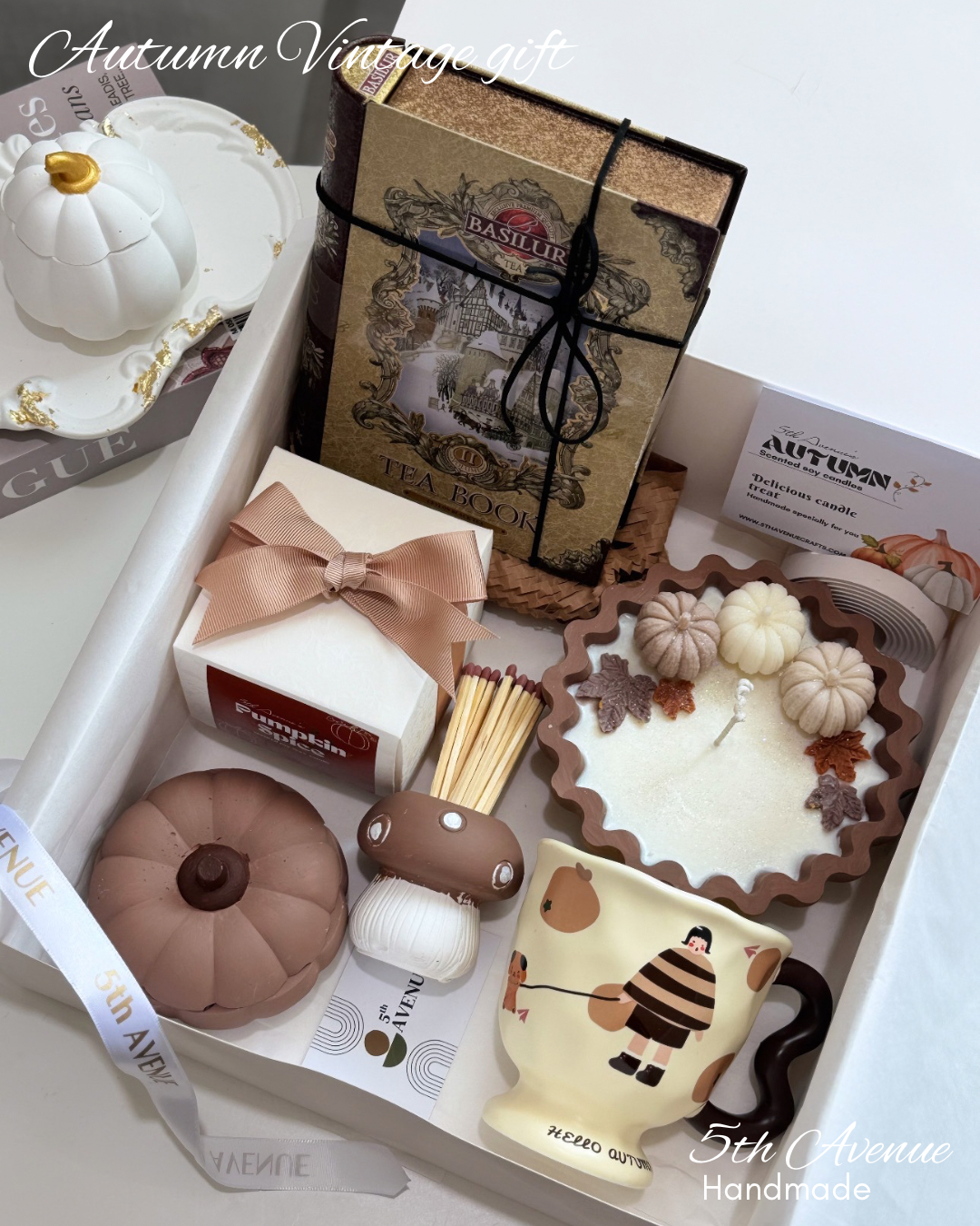 Autumn vintage gift box